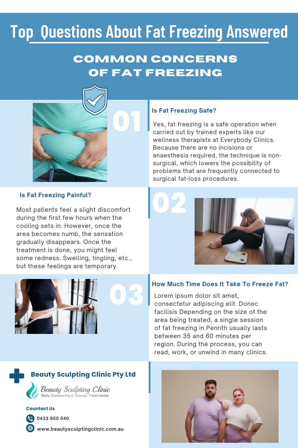 Professional fat freezing equipment used for body sculpting